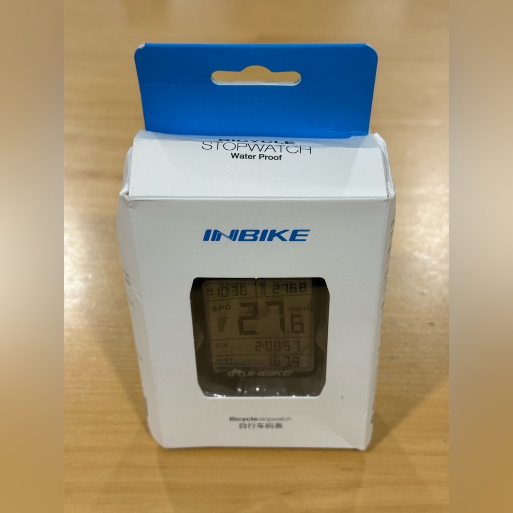 INBIKE IC321 Waterproof Stopwatch Wireless LCD Backlight Bicycle Stopwatch New